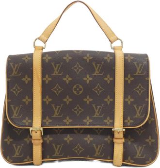 Louis Vuitton Monogram Marron Coated Canvas Backpack (Pre-Owned)