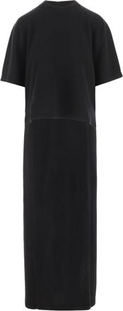 SA SU PHI Black Long-Line Crew Neck Cashmere Sweater