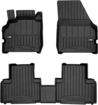 OEM Alfombras, Felpudos, Felpudos De Goma, Renault Scenic 2 2003-2009, Canaleta 3d