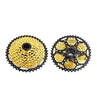 OEM Cassette Para Bicicleta, 10 Velocidades, Opciones De Velocidad Ajustables, 9 Velocidades 11-42t Dorado