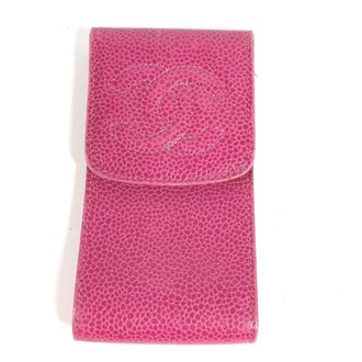 Chanel Pink Grained Calfskin Pouch (Pre-Owned)