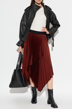AllSaints Riona Top With Long Sleeves, Womens, Cream