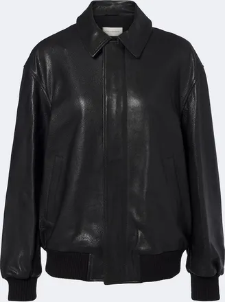 Nour Hammour Toyen leather blouson jacket