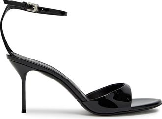 PARIS TEXAS Lidia 70 Patent Leather Sandals - Black - 36 (IT36/ UK3)