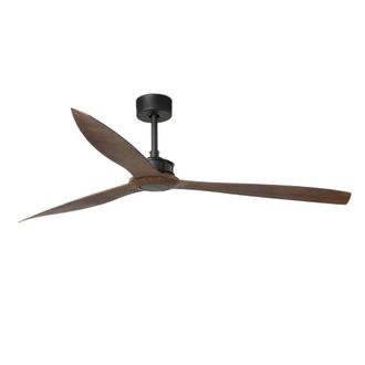 Netlighting Just Fan Matt Black Wood ceiling fan 3 Blades 178cm