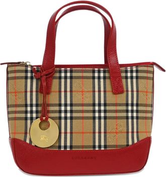 Burberry 1990-2000s house check shopper - Beige