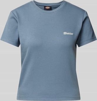 Dickies T-Shirt aus Baumwoll-Mix Modell LEWISTOWN in Blau, Gr&ouml;&szlig;e XL