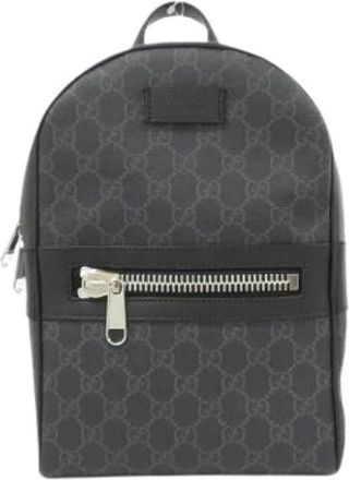 Gucci Pre-owned Backpacks, female, Black, Size: ONE SIZE Pre-owned Vintage Shoulder Bag