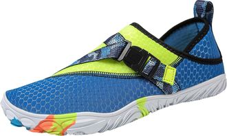 Generic Shoe Recovery Shoes Men Breathable Lightweight Non-Slip Running Shoes Camp Shoes Men 44, blue, 9.5 UK