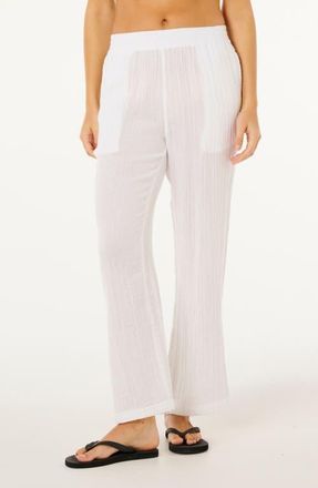 Rip Curl Premium Surf Cotton Pants in White at Nordstrom, Size Xx-Large