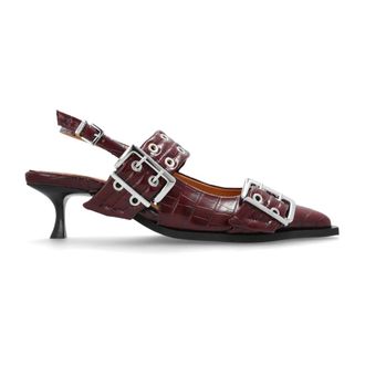 Ganni Pumps, female, Red, Size: 11 US Heeled Shoes