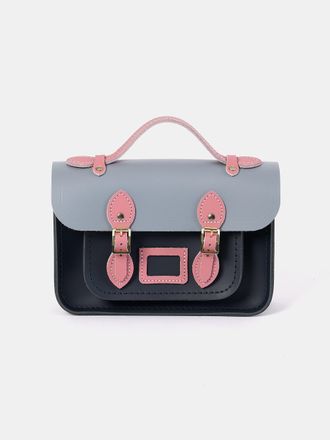 The Cambridge Satchel Company The Mini - Navy, French Grey & Rambling Rose