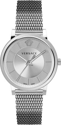 Versace Heren Analoge Horloge V Circle Ve 5A004 - Heren - Horloges - Grijs - ONE Size - Accessoires