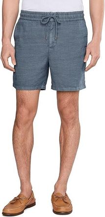 John Varvatos Daryl Shorts Mens Shorts Oiled Blue : 38, Linen/Lyocell