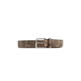 Maison Margiela De Leren Riem - unisex - Riemen - Bruin - 95 CM - Leer - Accessoires