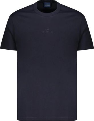 Paul & Shark Zwart T-shirt van zacht- veelzijdig katoen - Heren - T-shirts - Blauw - L - Katoen - Tops