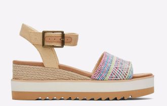 Toms Toms Diana Platform Sandals Womens - Tan - Size UK 8