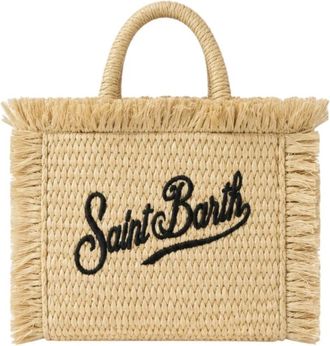 MC2 Saint Barth Mini tas - Dames - Handtassen - Beige - ONE Size - Katoen - Tassen