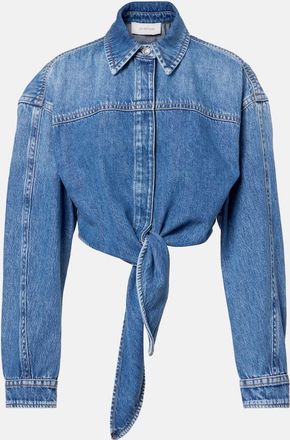 Sportmax Pevera cropped denim shirt
