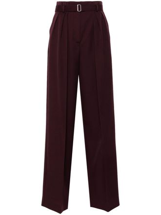 パンツ LANVIN Pleated pants Red RWTR00085904P24 Flared Denim Pants | Lanvin