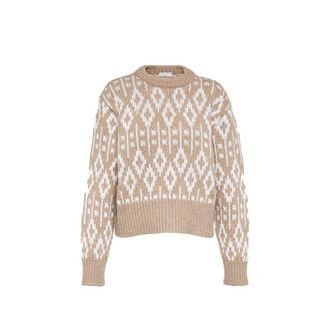 Brunello Cucinelli Brown Cashmere Womens Sweatshirt