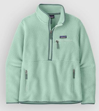 Patagonia Retro Pile Marsupial Half-Zip Fleece Pullover blau