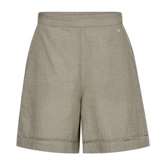 Mos Mosh Casual Shorts - Dames - Korte Broeken - Groen - L - Korte Broeken