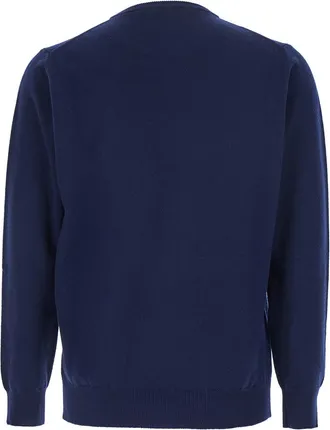KANGRA 100% Cashmere Sweater - Navy