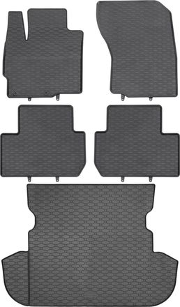 OEM Juego De Alfombrillas De Goma Para Coche Y Alfombrilla Para Maletero Para Mitsubishi Outlander I Suv (marzo De 2007 A Agosto De 2012)