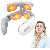 OEM Masajeador De Cuello Inal&aacute;mbrico Y Con Calor. Masajeador De Cuello Port&aacute;til. Masajeador De Cuello Inteligente Activado Por Voz. Masajeador De Cuello Y