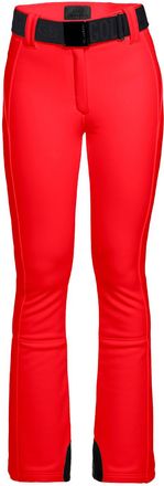 Goldbergh Pippa Belted Bonded Fleece ski Trousers - Red - 38 (UK10 / S)