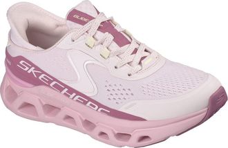 Skechers Slip-Ins Glide Step Altus Mesh Womens Pink Trainers - Size UK 4