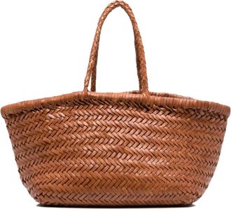 Dragon Diffusion small Triple Jump tote bag - women - Calf Leather - One Size - Brown