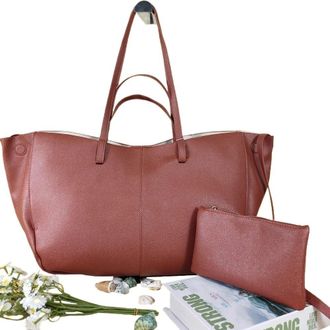 Generic 2025 Fashionable Womens Shoulder Bag Large Capacity Tote Simple Commuting Must-have Free Small Wallet(Color 4,43X9.5X23CM)