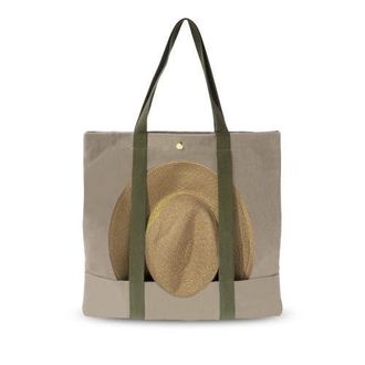 Lastelier Parakalo Cotton Canvas Bag in Natural at Nordstrom, Size Large