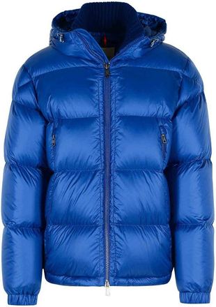 Moncler Rivau Blue Polyamide Down Jacket