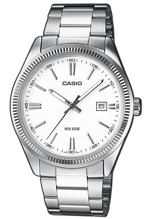 Casio Casio Collectie Unisex Zilveren Horloge MTP-1302PD-7A1VEF