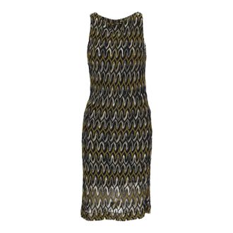 Missoni Missoni gebreide jurk met textuur - jaren 2010