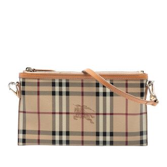 Burberry Pre-owned Burberry Haymarket Check Coated Canvas Peyton Crossbody Ladies 7CQ3622QN64G2IWI