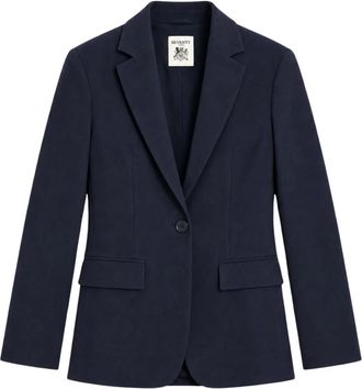 Semicouture Blazers - Dames - Blazers - Blauw - M - Leer - Jassen
