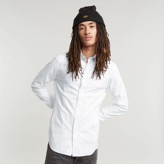 G-Star Uniform Slim Shirt - Wit - Heren