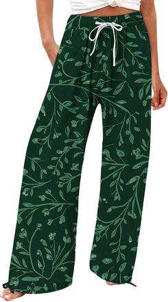 Generic Womens Work Pants Business Casual Straight Leg Sweatpants for Women Women Dress Pants with Pockets Cotton Work Trousers Yoga for Skinny Leg Wide Black