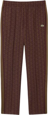 Lacoste Pantalones de ch&aacute;ndal con monograma Paris - Trousers - Hombre - Marr&oacute;n - M