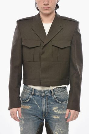 Givenchy Balzer Doppiopetto Cropped Fit in Lana Twill Givenchy