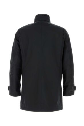 Moorer Duca Trench Coat - Black