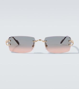 Cartier Signature C De Cartier rectangular sunglasses