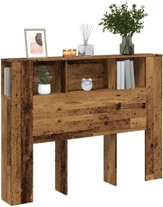 vidaXL Cabecero Armario Madera Ingenier&iacute;a Envejecida 140x18,5x102,5 Cm Vidaxl