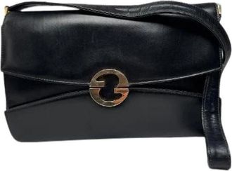 Gucci Pre-owned Vintage Handtas - Dames - Vintage Schoudertas - Zwart - ONE Size - Leer - Vintage