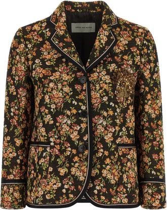 Dries Van Noten Brea Blazer - Dames - Blazers - Veelkleurig - XS - Katoen - Jassen