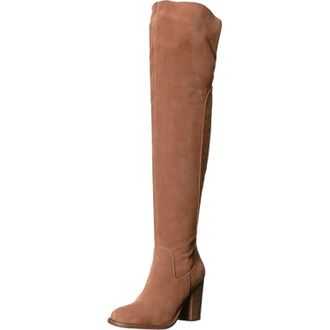 Kelsi Dagger Womens Kelsi Dagger Brooklyn Logan Boots Chestnut Over The Knee ZAP1066